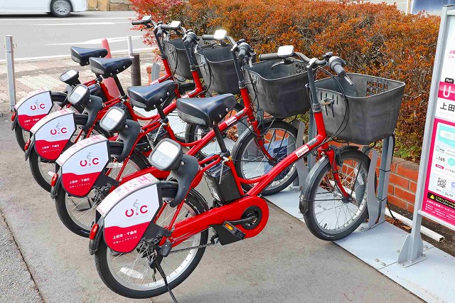 上田市のシェアサイクルを100台、サイクルポートを32カ所に増 上田市のシェアサイクルを100台、サイクルポートを32カ所に増